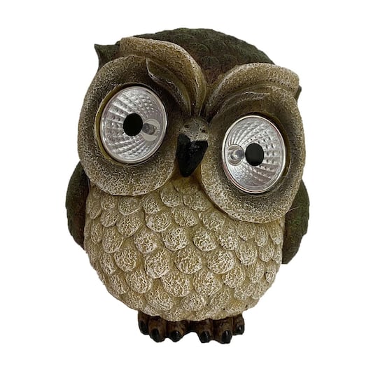 Santa's Workshop 6" Solar Owl